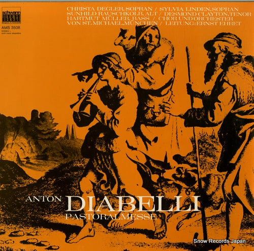 EHRET, ERNST diabelli; pastoralmesse in f-dur AMS3508