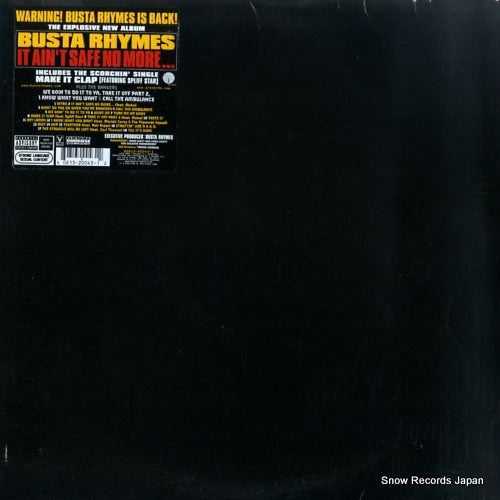 RHYMES, BUSTA it ain't safe no more... 80813-20043-1