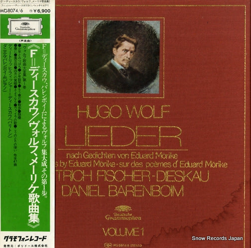 FISCHER-DIESKAU, DIETRICH wolf; lieder vol.1 MG8074
