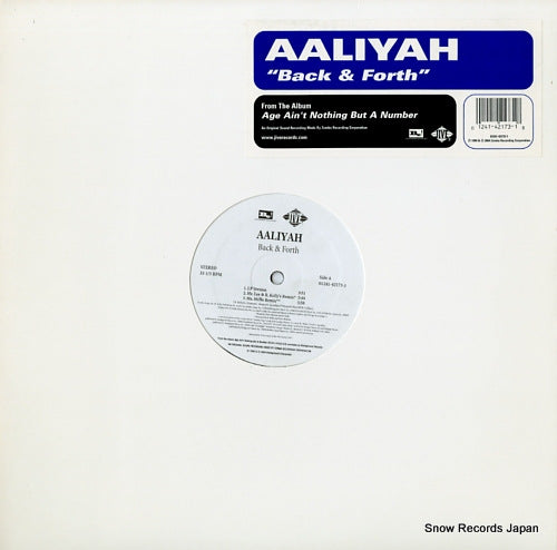 AALIYAH back & forth 01241-42173-1