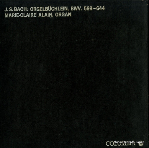 ALAIN, MARIE-CLAIRE bach; orgelbuchlein, bwv.599-644 OS-3327