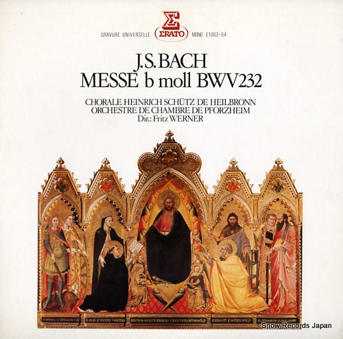 WERNER, FRITZ bach; messe b moll bwv232 E1063