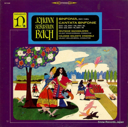 WINSCHERMANN, HELMUT / HELMUT MULLER-BRUHL bach sinfonia bwv1046/cantata sinfonie H-71129