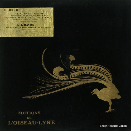 COLOMBO, PIERRE bach; symphonie en re majeur op.18 no.4 O-2002