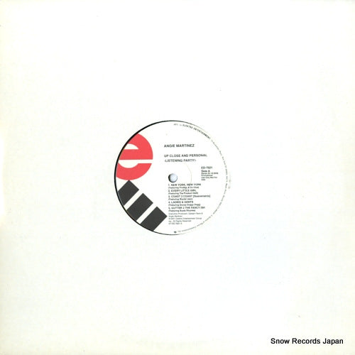 MARTINEZ, ANGIE up close and personal - listening party! - ED-7621