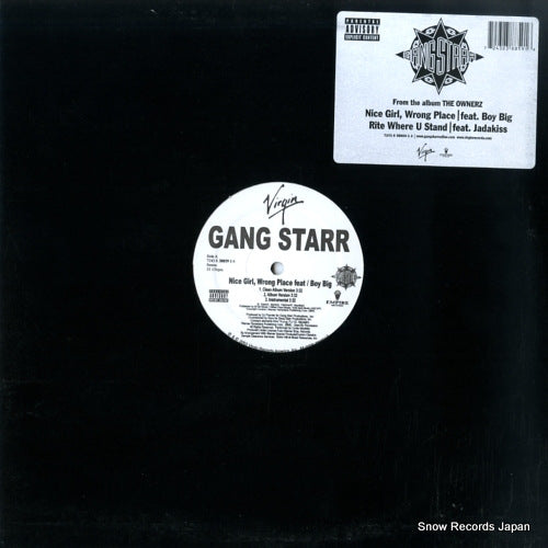 GANG STARR nice girl, wrong place / rite where u stand 724383885916