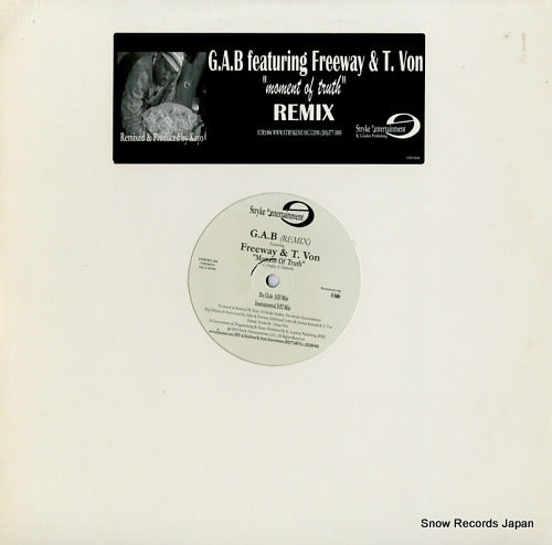 G.A.B moment of truth (remix) STRYKE006