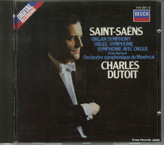 DUTOIT, CHARLES saint-saens; organ symphony 410201-2