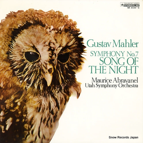 ABRAVANEL, MAURICE mahler; symphony no.7 "song of the night" SH5234