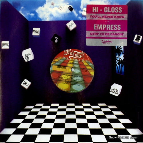 HI-GLOSS / EMPRESS you'll never know / dyin' to be dancin' SPEC-1341