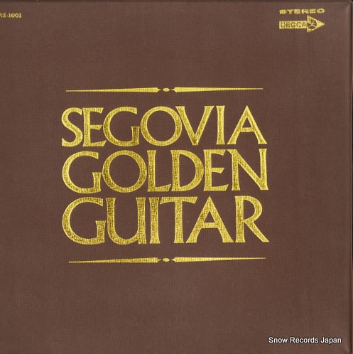 SEGOVIA, ANDRES golden guitar AS-1001