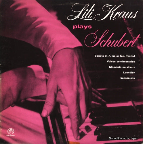 KRAUS, LILI schubert recital M-2178