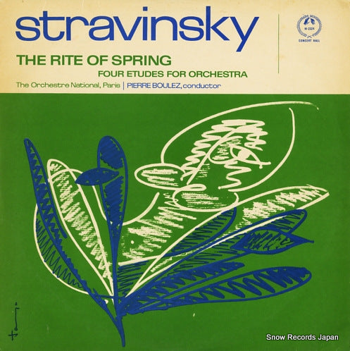 BOULEZ, PIERRE stravinsky; the rite of spring M-2324