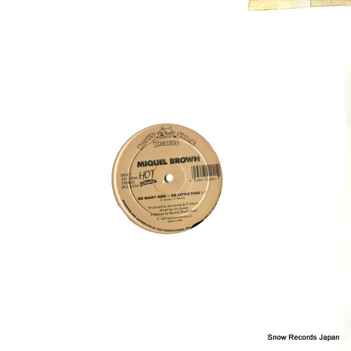 BROWN, MIQUEL / EVELYN THOMAS so many men so little time / high energy HCL2204