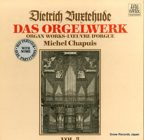 CHAPUIS, MICHEL buxtenhude; das orgelwerk organ works 3 6.35308