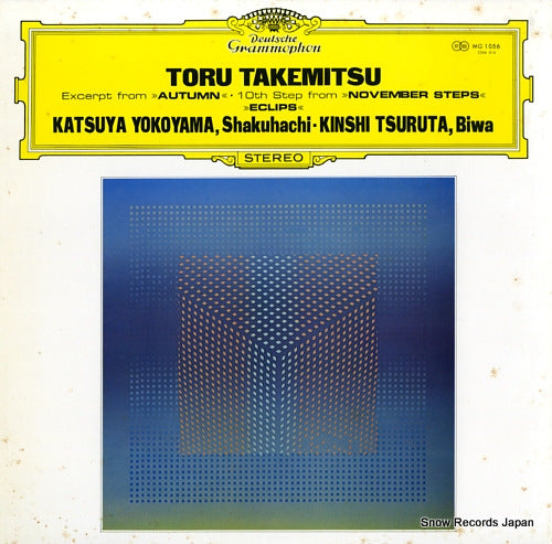 YOKOYAMA, KATSUYA toru takemitsu; exerpt from "autumn" MG1056