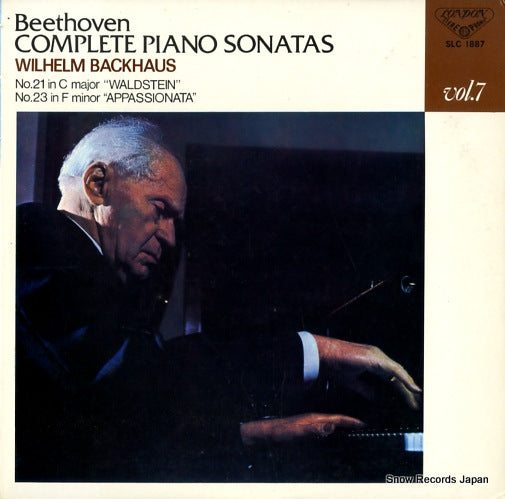 BACKHAUS, WILHELM beethoven; complete piano sonatas vol.7 SLC1887