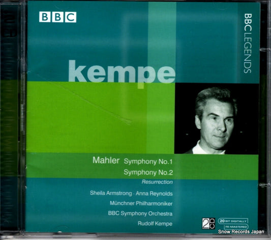 KEMPE, RUDOLF mahler; symphony no.1 BBCL4022-2