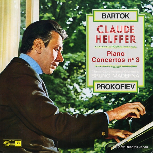 HELFFER, CLAUDE bartok; piano concertos no.3 SMS-2661