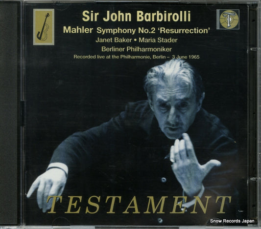 BARBIROLLI, JOHN mahler; symphony no.2 "resurrection" SBT2.1320