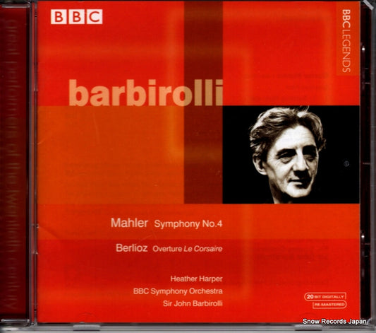 BARBIROLLI, JOHN mahler; symphony no.4 BBCL4014-2