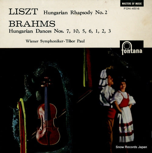 PAUL, TIBOR liszt; hungarian rhapsody no.2 FON-4516
