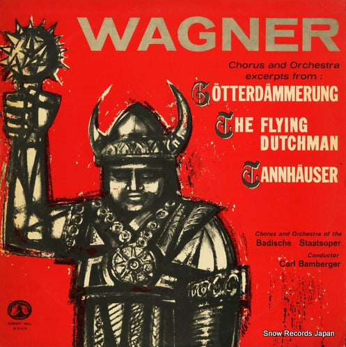 BAMBERGER, CARL wargner; tannhauser overture M2147A
