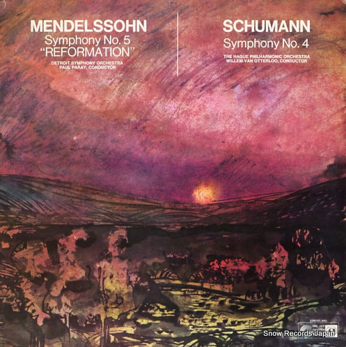 PARAY, PAUL mendelssohn; symphony no.5 "reformation" SMS-2478