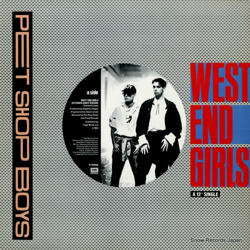 PET SHOP BOYS west end girls V-19206