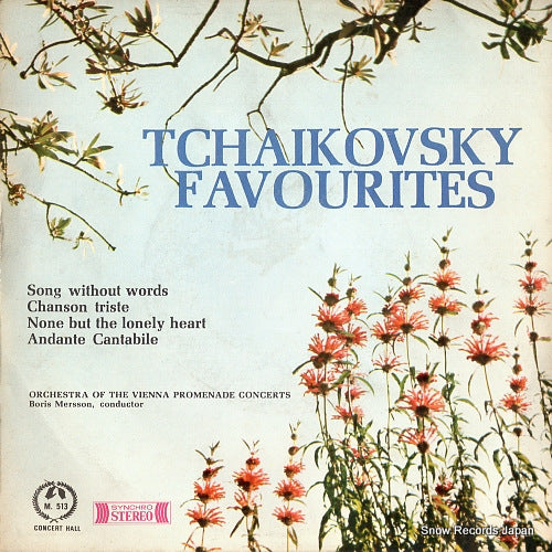 MERSSON, BORIS tchaikovsky favourites SMS-513 / M.513
