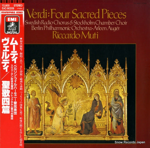 MUTI, RICCARDO verdi; four sacred pieces EAC-90209