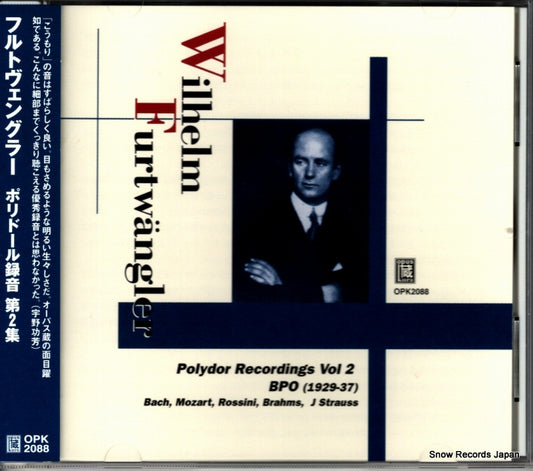 FURTWANGLER, WILHELM polydor recordings vol 2 OPK-2088