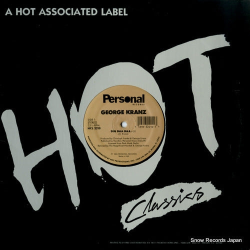 KRANZ, GEORGE din daa daa HCL2210