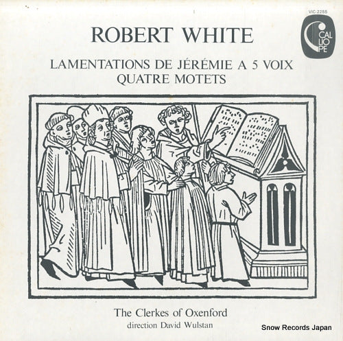 WULSTAN, DAVID white; lamentations de jeremie a 5 voix VIC-2255
