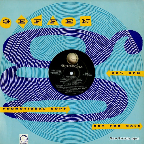 AEROSMITH rag doll PRO-A-3138