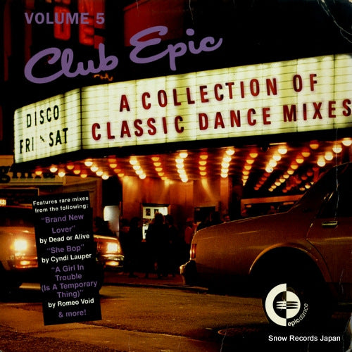 V/A club epic - a collection of classic dance mixes - volume 5 E67534
