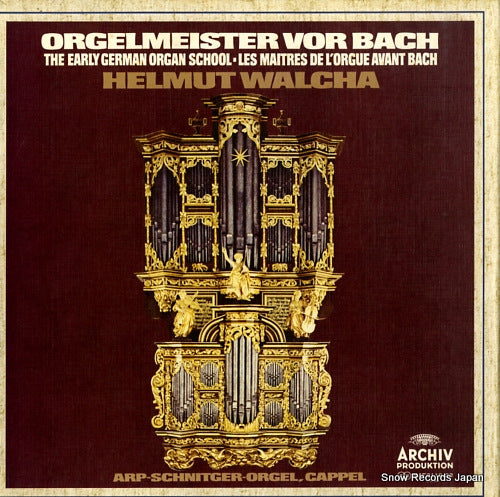 WALCHA, HELMUT orgelmeister vor bach MAF8119