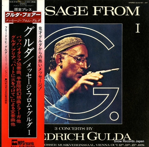 GULDA, FRIEDRICH message from g.1 ULS-3181