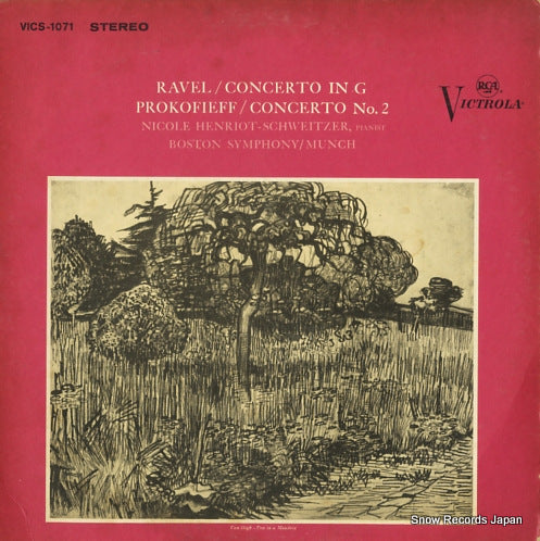 HENRIOT-SCHWEITZER, NICOLE ravel; concerto in g VICS-1071