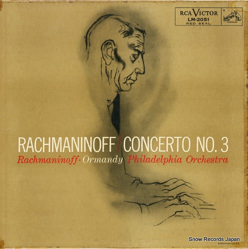 RACHMANINOFF, SERGEI rachmaninoff; concerto no.3 LM-2051