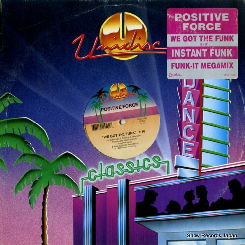 POSITIVE FORCE / INSTANT FUNK we got the funk / funk-it megamix SPEC-1550