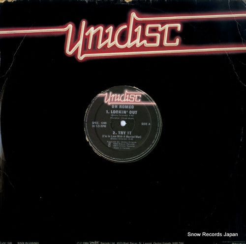 OH ROMEO / BOBBY O lookin' out / reputation SPEC-1249