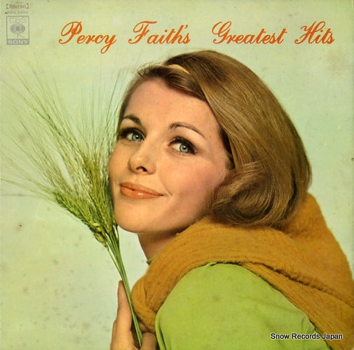 FAITH, PERCY percy faith's greatest hits SONX60005
