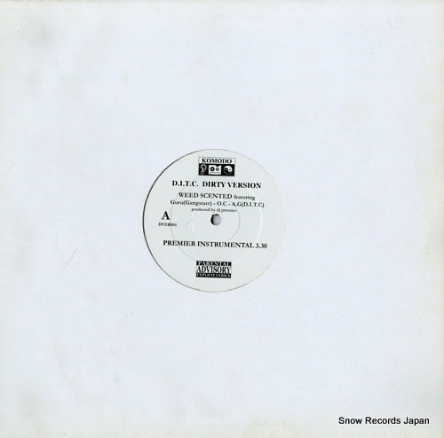 D.I.T.C. weed scented / underground life DVER004