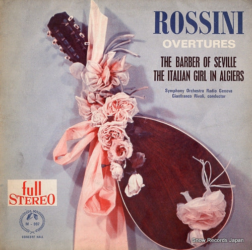 RIVOLI, GIANFRANCO rossini; il barbiere di siviglia -overture- SM-997