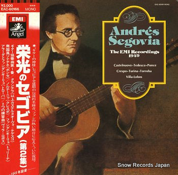 SEGOVIA, ANDRES emi recordings 1949, the EAC-60166