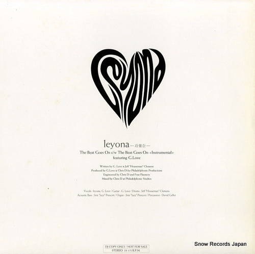 LEYONA the beat goes on QDJB93023
