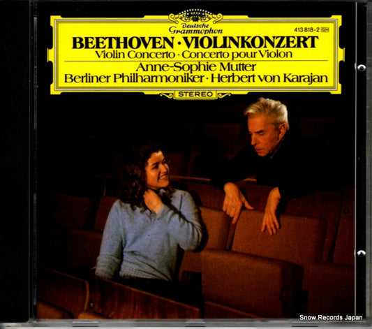 KARAJAN, HERBERT VON / MUTTER, ANNE-SOPHIE beethoven; violinkonzert 413818-2
