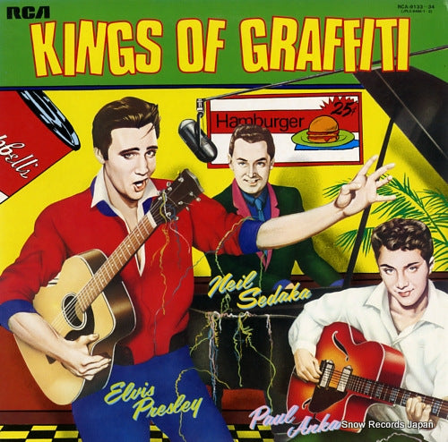 PRESLEY, ELVIS / PAUL ANKA / NEIL SEDAKA  kings of graffiti RCA-9133