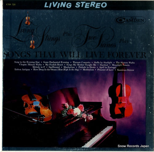 LIVING STRINGS play songs that will live forever CAS721
